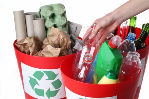 Recycling process in West Ham