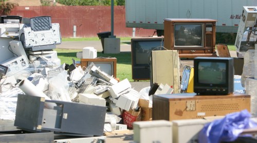 Professional waste clearance team at work in West Ham