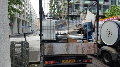 West Ham flat clearance team performing deep cleaning after removal